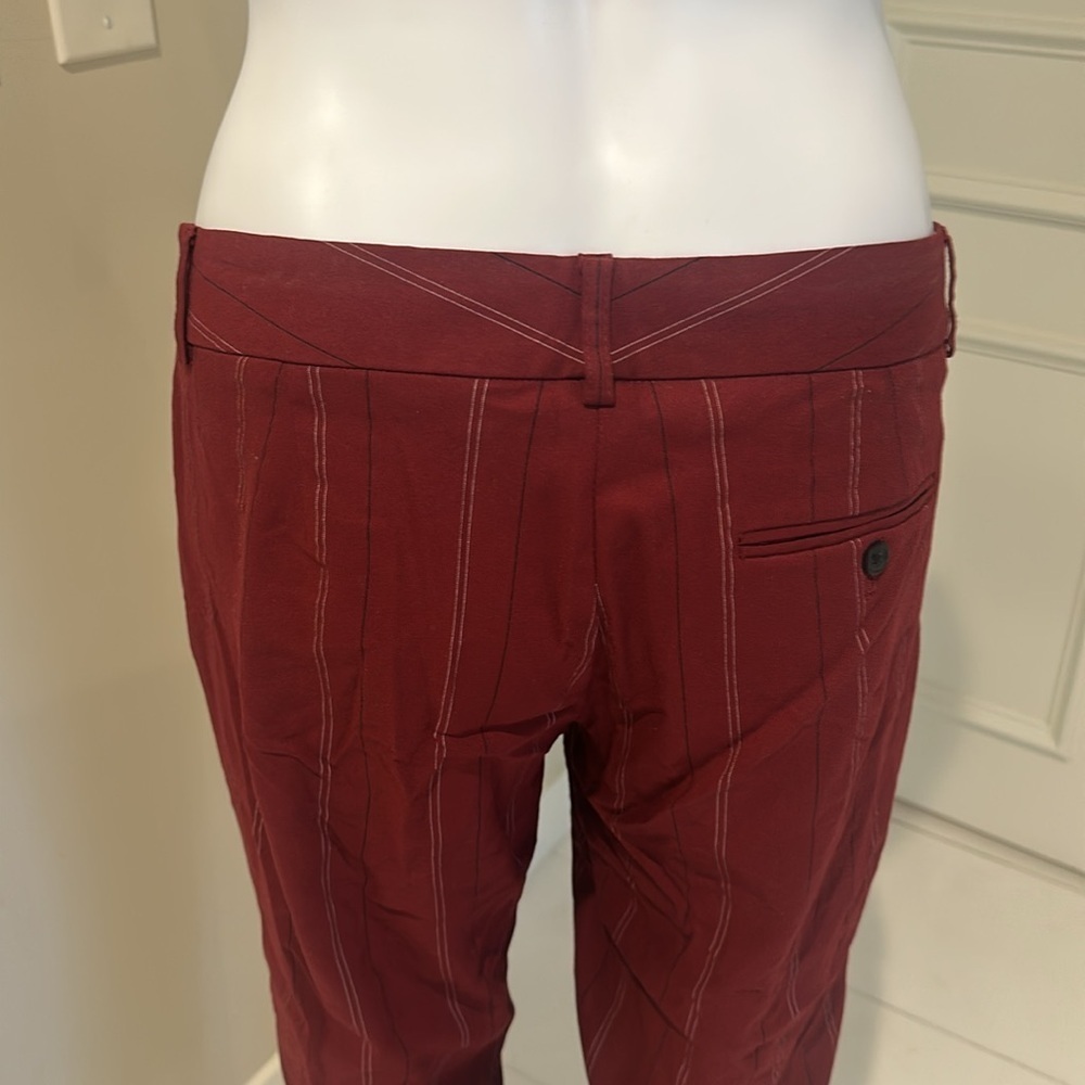 The Limited Drew Fit red pinstripe trousers - Picture 3 of 3